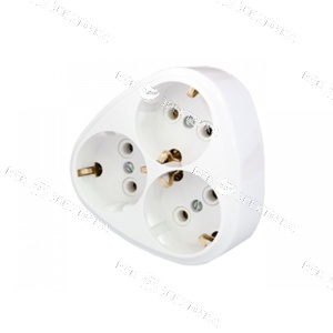 Тройник РВ16-258 без заземляющего контакта