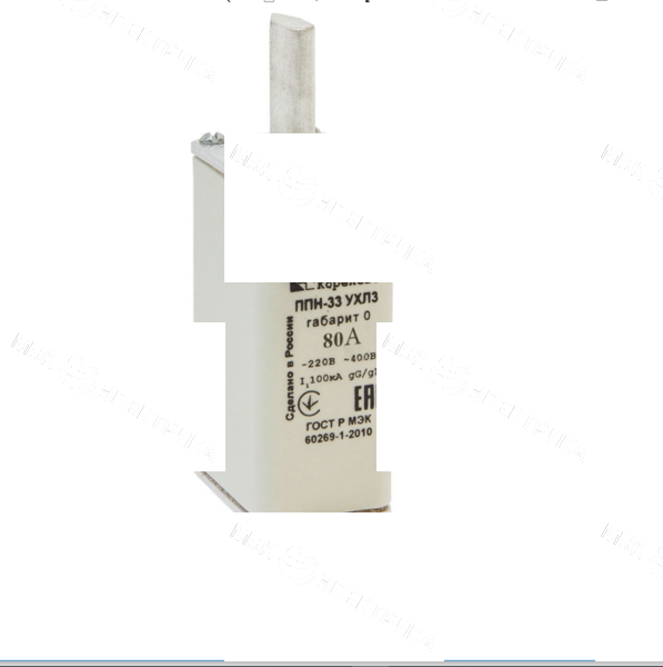 ППН-33 80А габ 0 Тех