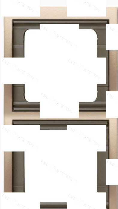 ABB NIE Olas Песочный Рамка 2-я гориз. 8472 AR