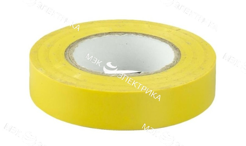 Изолента ПВХ 15х20мм жёлтая