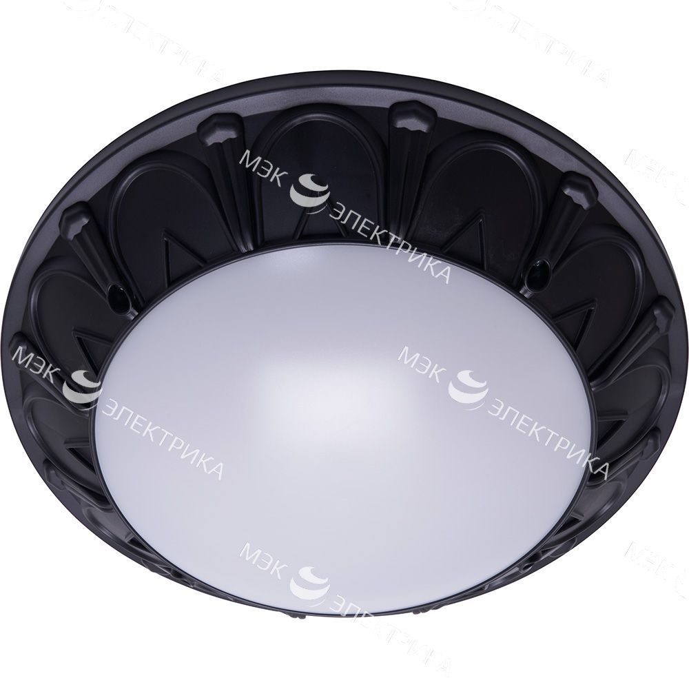 Светильник накладной IP64 , 220V, 2*60Вт 2*Е27, черный, серии Маэстро, ФБУ 05-2*20-015