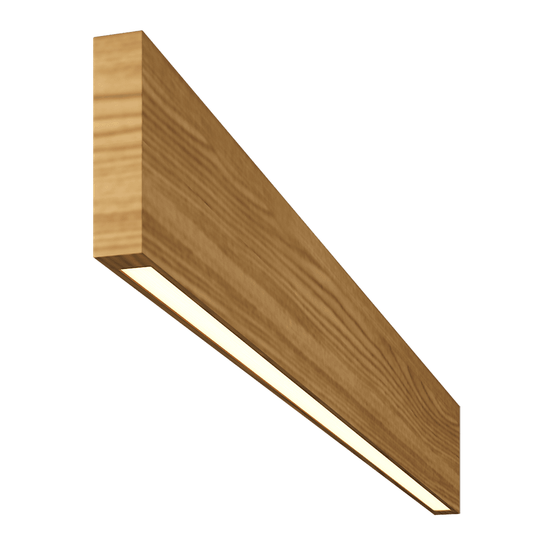 Светильник из массива (ясень оливковый)