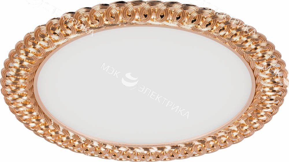 Светильник встраиваемый со светодиодами AL9020 6W/480Lm/4000К/золото Feron