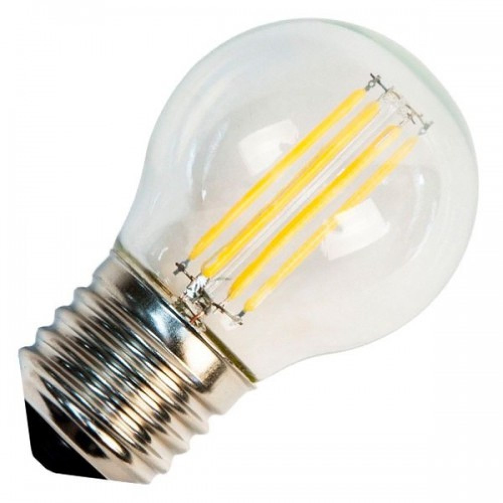 FL-LED Filament G45 7.5W E27 3000К 220V 750Лм 45*75мм FOTON_LIGHTING - лампа шарик прозрачная