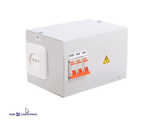 Ящик с понижающим трансформатором ЯТП - 0,25 220/12 IP65 (2 авт) 