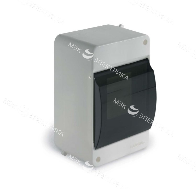 Щит навесной 2-4 мод. с дверцей, белый, IP 40 (40шт/упак)