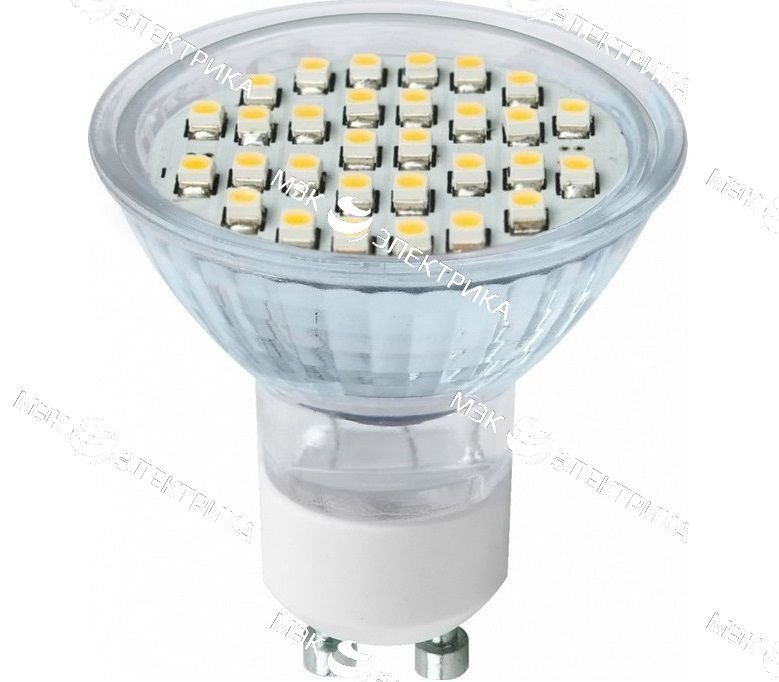 Лампа светодиодная GU10- 3.5W-6500К SMD.SH/120 Diodex