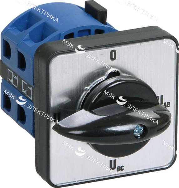 Переключатель кулачковый ПКП10-53/О 10А на 3 полож. Uc-O-Ua-Ub 400В IEK BCS13-010-5