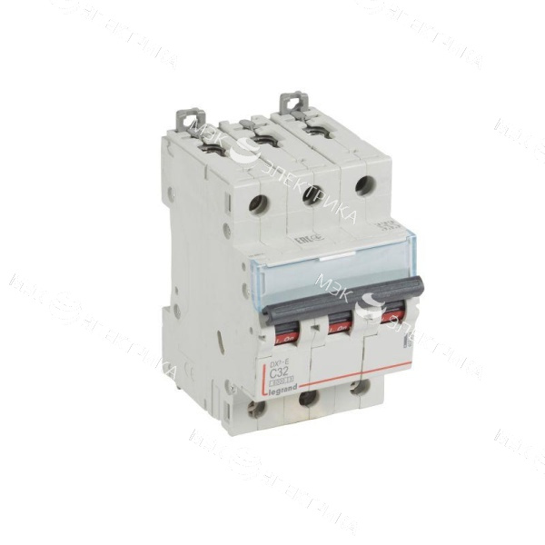 Выключатель автоматический модульный 3п C 32А 6кА DX3-E 6000 3мод. 230/400В Leg 407294