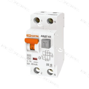 АВДТ-063Про, 1P+N, 16А, idn-30mA тип А