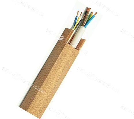 Кабель-канал ПВХ 12x12 (2м) Серия-"Орех светлый" (200 м)