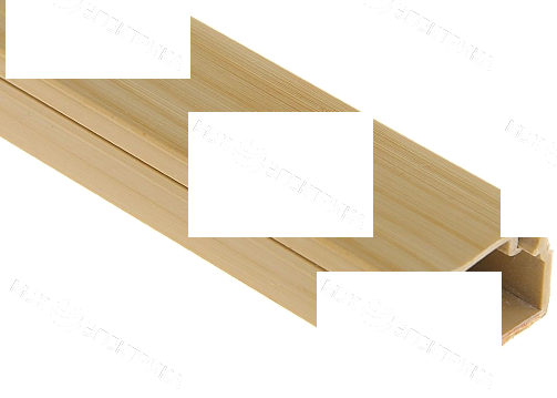 Кабель-канал ПВХ 12x12 (2м) Серия-" Светлое Дерево без текстуры" (200 м)