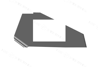 Крышка угла горизонт. 90° 100 "РЭКС СТАНДАРТ"