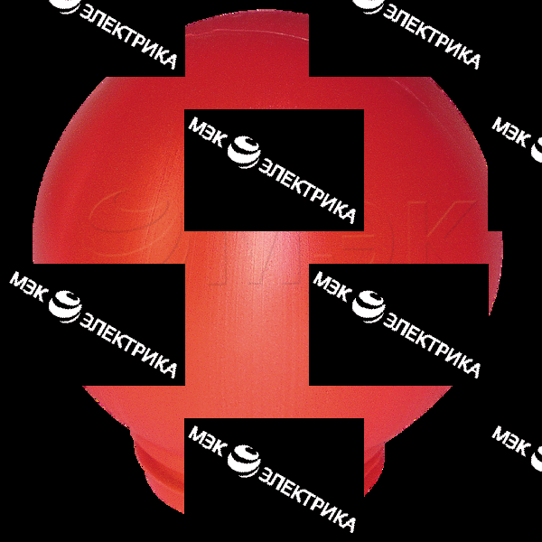 Рассеиватель РПА 85-001 (шар-пластик) красный d-150 mm