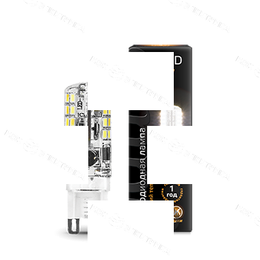 Лампа светодиодная G9-3W-2700K AC150-265V Gauss LED