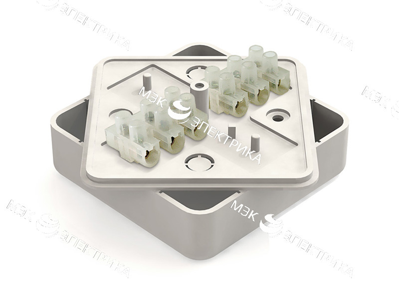 Кор.расп. о/пров. 50-50-20 с клем.кол. (IP-40) бел.