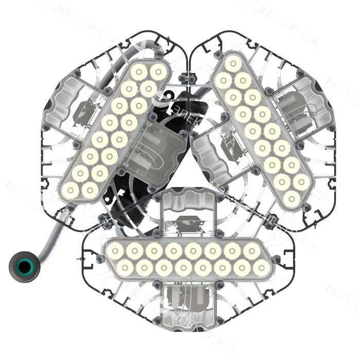 Светильник L-lego II 165/120/Д/4.0K/L100/01/IKIX-33/220AC IP66 подвесное крепление LEDEL LII166