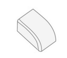 Заглушка к кабель-каналу 100x50 Т