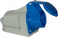 Розетка ОП 63А 220В 2P+PE ССИ-133 IP54 IEK PSR11-063-3