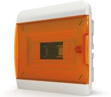 Бокс встраиваемый IP-40 8 модулей проз/оранжевый BVO 40-08-1