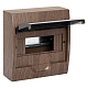 Щит ЩРН-П-8 IP41 темное дерево PROxima EKF pb40-n-8-dark