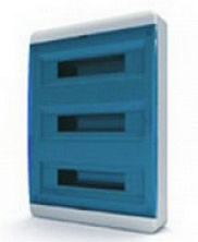 Бокс навесной IP-40 54 модулей прозр/синий BNS 40-54-1