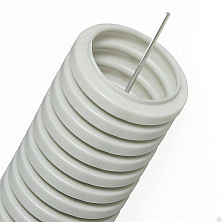 Труба ПВХ Д-63мм гофр. L-15 с протяжкой