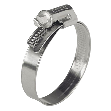 Хомут стальной червячный 8-12 (Россия) Rexant 07-0608