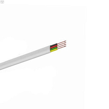 Кабель телефонный 4 жилы, PROCONNECT белый