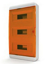 Бокс навесной IP-40 36 модулей прозр/оранжевая BNO 40-36-1