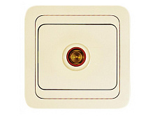 Розетка скр/пTV. слоновая кость "ВАЛЕРИ"