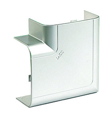 Угол для кабель-канала плоский изменяемый 90х50 с разделит. сер. метал. DKC 09503G