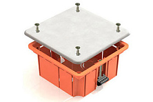 Кор.расп. с/пров. 92x92x45 (IP-20) оранж. кирпич.стенах