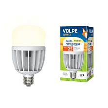 Лампа светодиодная LED-M80-25W/WW/E27/FR/S VOLPE 10808